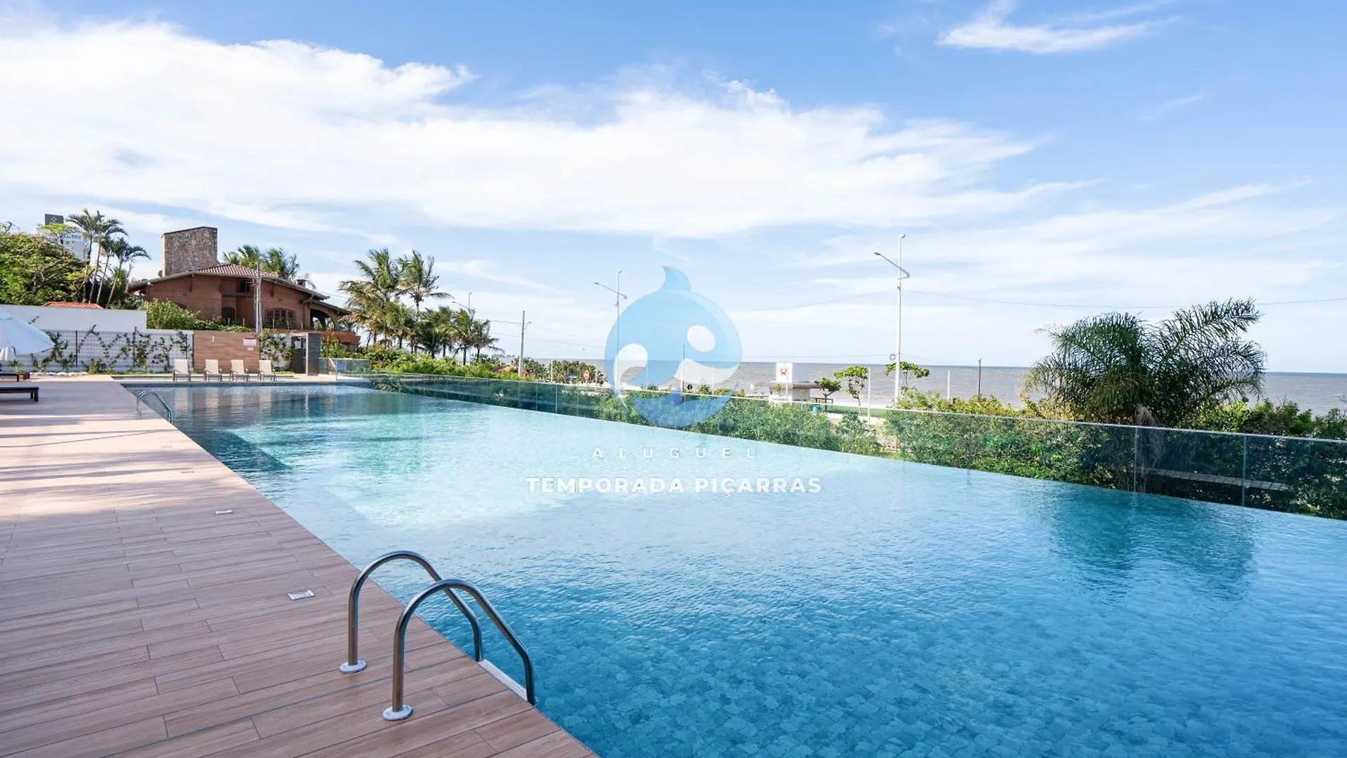 Appartement Apto Pe Na Areia Vista Mar Incrivel Condo Resort Completo Com Piscina Infinita, Beach Tennis, Academia, Sala De Jogos, Brinquedoteca, Playground E Portaria 24H 3 Quartos Com Ar-Condicionado, Churrasqueira Privativa Reserve Agora E Viva Essa Experienc Piçarras Brazilië