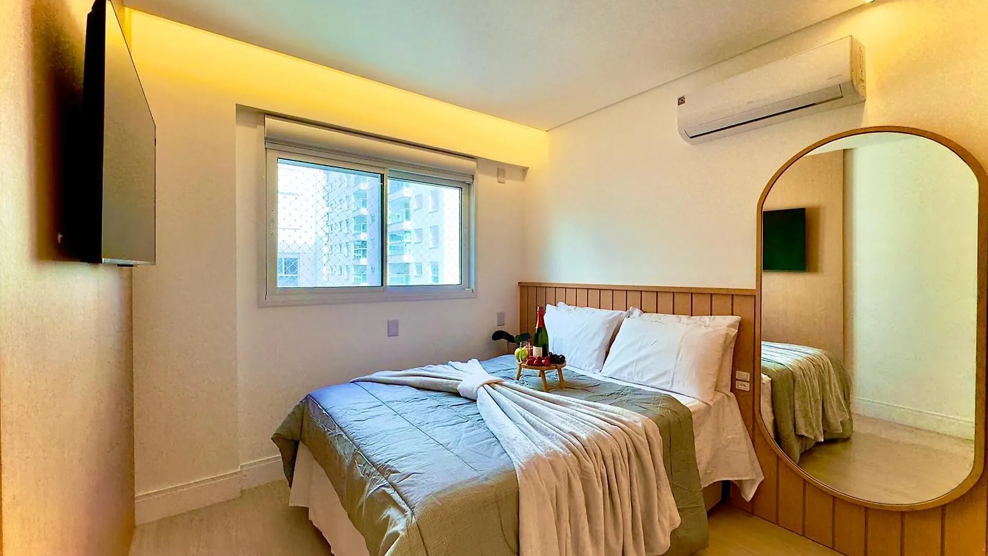 Apto Pe Na Areia Vista Mar Incrivel Condo Resort Completo Com Piscina Infinita, Beach Tennis, Academia, Sala De Jogos, Brinquedoteca, Playground E Portaria 24H 3 Quartos Com Ar-Condicionado, Churrasqueira Privativa Reserve Agora E Viva Essa Experienc Piçarras Brazilië