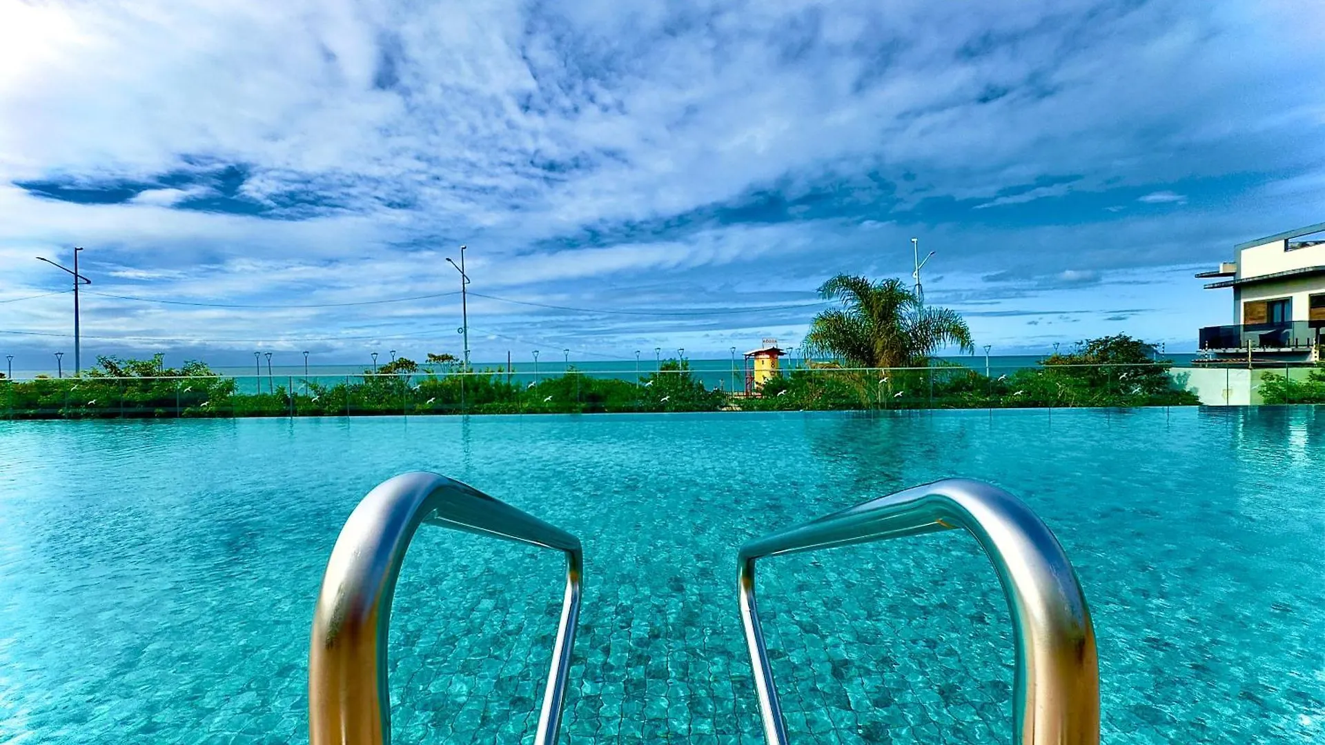 Appartement Apto Pe Na Areia Vista Mar Incrivel Condo Resort Completo Com Piscina Infinita, Beach Tennis, Academia, Sala De Jogos, Brinquedoteca, Playground E Portaria 24H 3 Quartos Com Ar-Condicionado, Churrasqueira Privativa Reserve Agora E Viva Essa Experienc Piçarras Brazilië