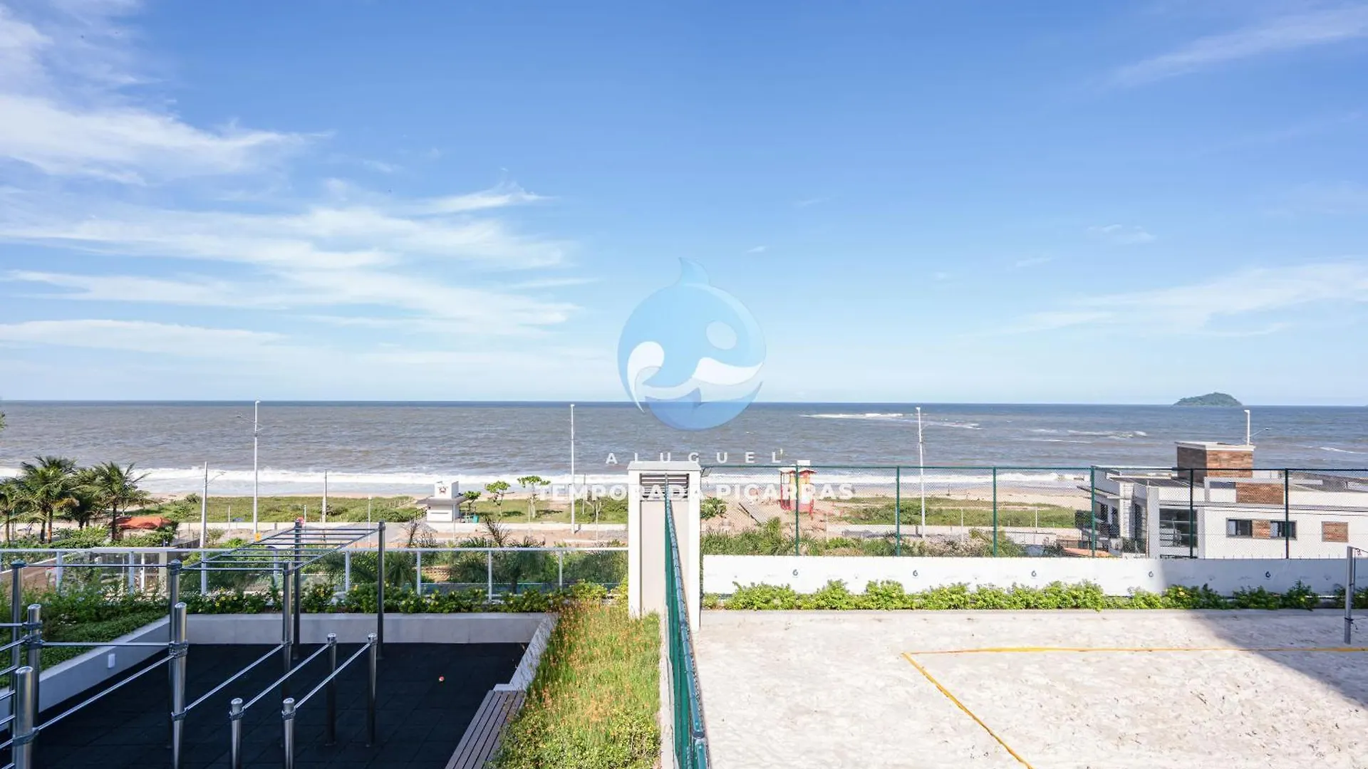 Apto Pe Na Areia Vista Mar Incrivel Condo Resort Completo Com Piscina Infinita, Beach Tennis, Academia, Sala De Jogos, Brinquedoteca, Playground E Portaria 24H 3 Quartos Com Ar-Condicionado, Churrasqueira Privativa Reserve Agora E Viva Essa Experienc Piçarras Lägenhet
